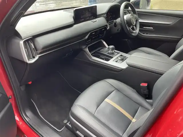 マツダ ＣＸ－６０ XD HV エクスクルーシブスポーツ 滋賀県 2023(令5)年 1.7万km ソウルレッドクリスタルM 禁煙車/マツダコネクトナビ/フルセグ.Bluetooth.Applecarplay.HDMI/全方位カメラ/i-Activsense/BOSEサウンド/ビルトインETC/レザーシート/全席シートヒーター/前席エアシート/ステアリングヒーター/前席パワーシート/パワーバックドア/置くだけ充電/パドルシフト/LEDヘッドライト/オートハイビーム/オートライト/スペアキー