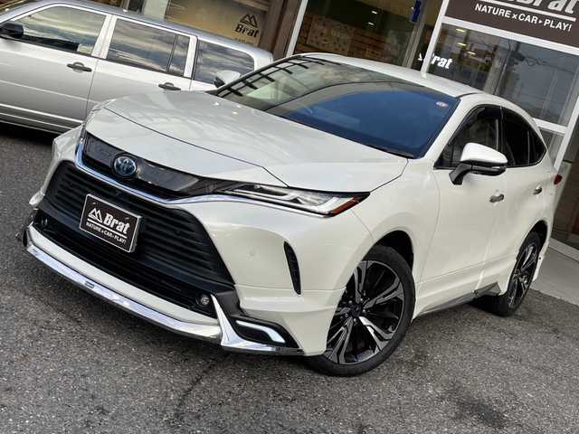 トヨタ ハリアー ハイブリッド Z レザーパッケージ 福島県 2020(令2)年 5.3万km ホワイトパールクリスタルシャイン モデリスタフルエアロ/モデリスタ20インチアルミ/JBLプレミアムサウンド/純正ドライブレコーダー/パワーバックドア/ハンドルヒーター/全方位カメラ/レーダークルーズコントロール/デジタルインナーミラー/オートマチックハイビーム