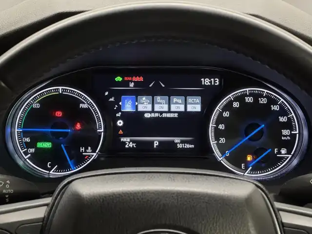 トヨタ ハリアー ハイブリッド Z レザーパッケージ 三重県 2021(令3)年 5.1万km ホワイトパールクリスタルシャイン ハイブリッド/FF/MTモード付フロアCVT/純正 12.3インチナビ/（AM/FM/TV/Bluetooth/USB/iPod/CarPlay/AndroidAuto/Miracast）/【OP】パノラミックビューモニター（シースルービュー機能付）/JBLプレミアムサウンドシステム（9スピーカー＆アンプ）/ドライブレコーダー 前後（デジタルミラー内蔵）/ETC2.0/Toyota Safety Sense/●プリクラッシュセーフティ/●レーントレーシングアシスト/●レーダークルコン/●アダプティブハイビームシステム/●ロードサインアシスト/・先行車発進告知機能/・ブラインドスポットモニター/・パーキングサポートブレーキ（前後静止物、後方接近車両）/など/装備/・デジタルインナーミラー（前後録画機能付）/・カラーヘッドアップディスプレイ/・ハンズフリーパワーバックドア/・本革シート（黒）/・シートヒーター＋ベンチレーション（D/N）/・ステアリングヒーター/・パワーシート（D8way（メモリー・4wayランバーサポート付）/N4way）/・左右独立オートエアコン/・オートワイパー/・18AW/など