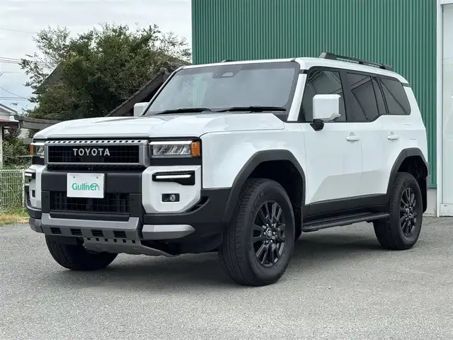 トヨタ ランドクルーザー ２５０ VX 福岡県 2024(令6)年 0.4万km プラチナホワイトパールマイカ プッシュスタートボタン/スマートキー/クルーズコントロール/純正メーカーナビ/Bluetoothオーディオ/USB接続/ETC2.0/全方位カメラ/フルセグTV/HDMI接続/サンルーフ/電動リアゲート/純正フロアマット/運転席パワーシート/レザーシート/純正アルミホイール/LEDヘッドライト/SOSコール
