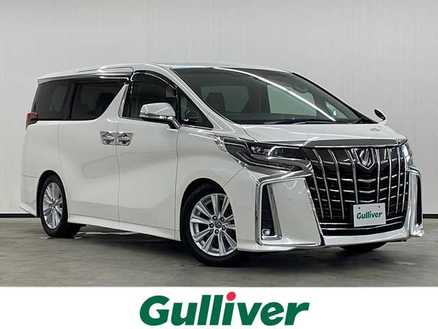 トヨタ アルファード S 長崎県 2019(令1)年 4.3万km ホワイトパールクリスタルシャイン アルパイン１１インチナビ（EX11Z)/・フルセグ/DVD/BTA/・バックカメラ/・ミュージックサーバー/ETC/アルパイン１２．８インチフリップダウン/左側パワースライド/トヨタセーフティセンス/・プリクラッシュセーフティ/・クリアランスソナー/・レーントレーシングアシスト/HDMI端子/オートリトラミラー/車高調/黒調シートカバー/電子制御パーキング/社外マット/オートハイビーム/社外ドラレコ（前方）/オートホールド
