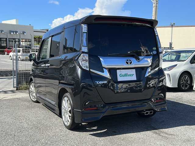 トヨタ タンク カスタムG S 沖縄県 2017(平29)年 7万km ブラックマイカメタリック ナビ　/（ＡＭ／ＦＭ／ＣＤ／ＤＶＤ／ＢＴ）　/フルセグＴＶ　/バックモニター　/両側パワスラ　/コーナーセンサー　/クルーズコントロール　/純正フロアマット　/エアロ　/ドラレコ　/ＥＴＣ　/ＬＥＤヘッドライト/スマートキー/衝突軽減システム