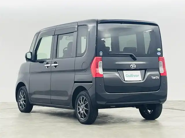 ダイハツ タント L SAⅡ 福島県 2016(平28)年 2.3万km ブラックマイカメタリック スマートアシストII　/・衝突被害軽減システム　/・車線逸脱警報　/・誤発進抑制制御機能　/リモコンキー　/純正フロアマット　/フロアマット/ヘッドライトレベライザー　/アイドリングストップ　/電動格納ミラー　/ドアバイザー/社外ＡＷ/横滑り防止装置/ABS/ベンチシート
