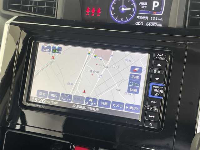 ダイハツ トール G リミテッドⅡ SAⅢ 埼玉県 2020(令2)年 6.4万km マゼンタベリーマイカM 社外７インチナビ　パノラミックビューモニター　シートヒーター　両側パワースライドドア　クルーズコントロール　　スマートアシスト３　ＬＥＤライト　オートハイビーム　オートライト　スマートキー　地デジTV