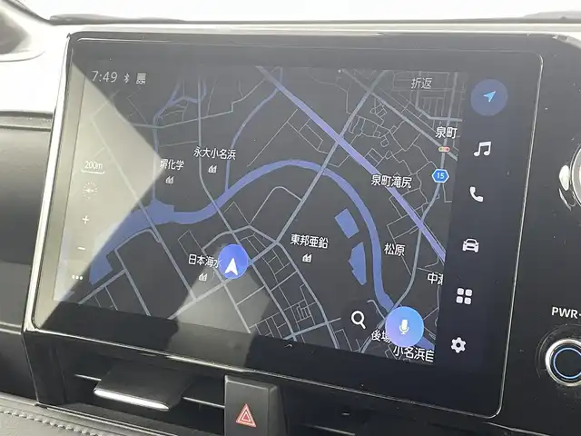 トヨタ ヴォクシー ハイブリッド S－Z 福島県 2023(令5)年 2.3万km アティチュードブラックマイカ 純正ポータブルナビゲーション/【AM/FM/Bluetooth/フルセグTV/AppleCarPlay】/・全方位カメラ/・純正ETC/・100v充電/・デジタルインナーミラー/衝突軽減ブレーキ/レーンキープアシスト/アダプティブクルーズコントロール/オートマチックハイビーム/ブラインドスポットモニター/前後コーナーセンサー/電子パーキングブレーキ/・ブレーキオートホールド/車線逸脱警報装置/両側パワースライドドア/LEDヘッドライト/・オートライト/・フロントフォグライト/ステアリングスイッチ/ハーフレザーシート/・運転席＋助手席シートヒーター/ABS/横滑り防止装置/盗難防止装置/純正17インチアルミホイール/プッシュスタート/・スマートキー/・スペアキー