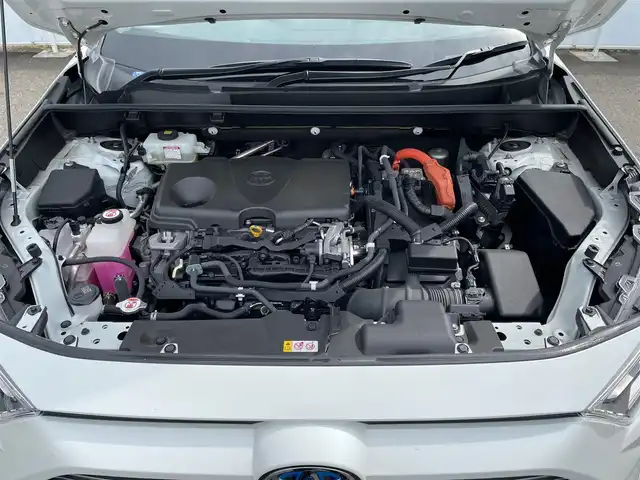 トヨタ ＲＡＶ４ ハイブリッドG 岩手県 2020(令2)年 5.1万km ホワイトパールクリスタルシャイン 純正９型ナビ　Ｆカメラ　Ｂカメラ　Ｂｌｕｅｔｏｏｔｈ　ＣＤ　ＤＶＤ　フルセグ　BSM　シートヒーター　ステアヒーター　ＬＥＤオートライト　純正１８ＡＷ　ルーフレール　ＰＷバックドア　ＡＣ１００Ｖ
