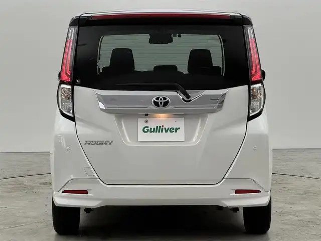 トヨタ ルーミー カスタムG－T 福岡県 2022(令4)年 6.6万km ブラックマイカメタリック/パールホワイト2トーン 社外７インチナビ　/ＥＴＣ　/全方位カメラ　/両側パワースライドドア　/レーダークルーズコントロール　/衝突被害軽減システム　/横滑り防止装置　/コーナーセンサー　/革巻きステアリング　/純正１５インチアルミホイール