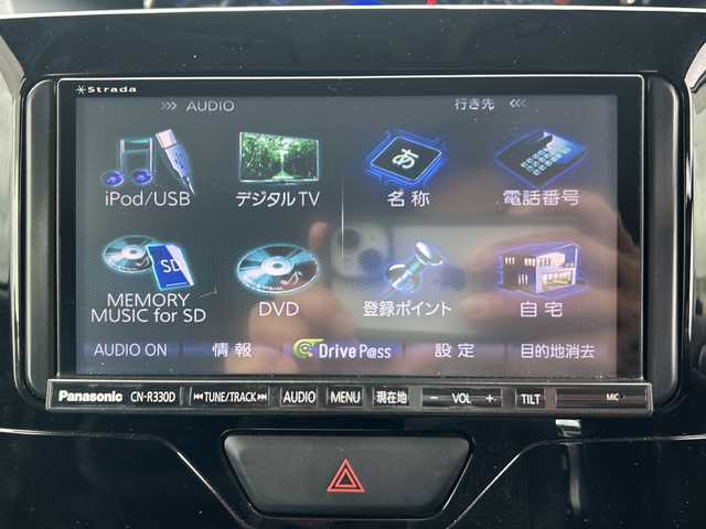 ダイハツ タント カスタム X SAⅡ 福岡県 2015(平27)年 8.5万km ブラックマイカメタリック 社外ナビ/CD/DVD/フルセグTV/BT/バックカメラ/片側パワースライドドア/オートエアコン/ETC/スマートアシスト/オートライト/LEDヘッドライト/フォグランプ/純正フロアマット/純正ドアバイザー/純正14インチアルミホイール/リアドアシェード
