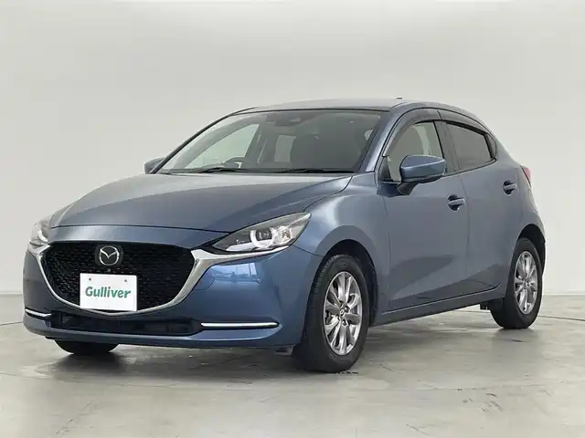 マツダ マツダ２ 15S プロアクティブ Sパッケージ 群馬県 2020(令2)年 2.8万km エターナルブルーマイカ セーフティクルーズパッケージ/・スマートブレーキサポート/・レーンキープアシストシステム/・アダプティブLEDヘッドライト/・マツダレーダークルーズコントロール(全車速追従機能付)/CD/DVDプレーヤー/地上デジタルＴＶチューナー（フルセグ）/シャークフィンアンテナ/＝＝＝＝＝＝＝＝/純正ナビ/AM/FM/CD/DVD/BT/フルセグ/ETC/360°ビューモニター/アドバンストスマートシティブレーキサポート/スマートシティブレーキサポート(後退時)/ドライバーアテンションアラート/ハイビームコントロールシステム/ブラインドスポットモニタリング/リアクロストラフィックアラート/交通標識認識システム/車線逸脱警報システム/LEDヘッドライト/スマートキー/プッシュスタート