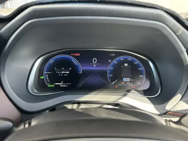 トヨタ ハリアー ハイブリッド G 愛知県 2023(令5)年 3.3万km ブラック トヨタセーフティセンス/・プリクラッシュセーフティ/・レーンディバーチャーアラート/・レーントレーシングアシスト/・レーダークルーズコントロール/・オートマチックハイビーム/置くだけ充電/デジタルインナーミラー/純正12.3型ナビ/・CD/DVD/BT/フルセグ/バックカメラ/ビルトインETC2.0/革巻きステアリング/ステアリングリモコン/ハーフレザーシート/パワーシート（D席）/パワーバックドア/純正LEDヘッドライト/フォグランプ/純正18インチアルミホイール