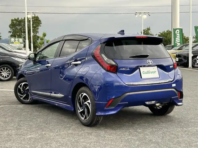 トヨタ アクア G 奈良県 2021(令3)年 1.1万km ダークブルーマイカM 純正ディスプレイオーディオ /ナビキット /モデリスタフルエアロ /モデリスタアルミホイール /パーキングサポートブレーキ /レーダークルーズコントロール /プリクラッシュセーフティ /ドライブレコーダー /ETC /バックカメラ/純正フロアマット/前後コーナーセンサー/LEDヘッドライト/オートライト/オートハイビーム/レーンキープアシスト