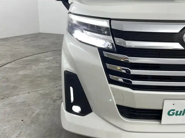 トヨタ ルーミー カスタムG－T 福島県 2023(令5)年 2.3万km パール スマートアシスト/・衝突被害軽減ブレーキ/・車線逸脱警報装置/・誤発進抑制装置/・ふらつき警報/・先行車発進お知らせ/純正7インチナビゲーション/・型番：NMZK-W73D/・フルセグTV/BT/USB/SD/CD/DVD/FM/AM/・ETC/・アラウンドビューモニター/・バックカメラ/両側パワースライドドア/革張ステアリング/・ステアリングリモコン/・クルーズコントロール追従あり/D+N席シートヒーター/アイドリングストップ/電子パーキングホールド/ブレーキホールド/プッシュスタート/・スマートキー/LEDヘッドライト/・フォグライト/・オートライト/・オートハイビーム/電動格納ミラー/・オートミラー/・ウィンカーミラー/前後コーナーセンサー/純正15インチアルミ/純正フロアマット