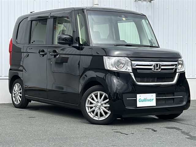 ホンダ Ｎ ＢＯＸ L ターボ 三重県 2022(令4)年 2.1万km クリスタルブラックパール 純正ナビ　/バックカメラ　/両側パワースライドドア/ビルトインETC /前席シートヒーター　/コーナーセンサー /レーダークルーズコントロール /レーンキープアシスト/ホンダセンシング /USB給電 /LEDヘッドライト/オートハイビーム /オートライト/電子パーキング/スペアキー /禁煙車