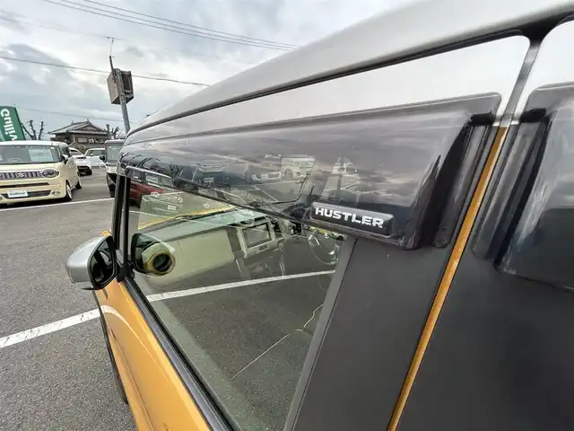 スズキ ハスラー F リミテッド Ⅱ 愛媛県 2018(平30)年 3万km アクティブイエロー/スチールシルバー2トーン 社外7インチナビ【AVN135M】/　CD/ワンセグTV/ビルトインETC/前席シートヒーター/レーダーブレーキサポート/プッシュスタート/オートライト/HIDヘッドライト/ゴムマット/電動格納ミラー