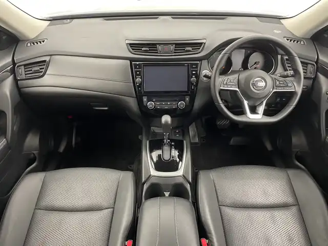 日産 エクストレイル 20Xi 新潟県 2020(令2)年 4.4万km ダイヤモンドブラック ワンオーナー/4WD/純正メモリナビ【MM520D-L】/　フルセグTV/Bluetooth/CD/DVD/プロパイロット/衝突被害軽減ブレーキ/レーンキープアシスト/レーダークルーズコントロール/レザーシート/全席シートヒーター/アラウンドビューモニター/パワーバックドア/インテリジェントルームミラー/前後コーナーセンサー/ドライブレコーダー【DH5-D】/ビルトインETC/ミラーヒーター/アイドリングストップ/オートマチックハイビーム/純正AWセット夏タイヤ積込/レザーステアリング