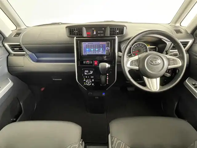 トヨタ ルーミー G 埼玉県 2023(令5)年 2.5万km ブラックマイカメタリック スマートアシスト　純正９インチディスプレイオーディオ　パノラミックビューモニター　ビルトインＥＴＣ　シートヒーター　両側パワースライドドア　オートライト　スマートキー　ＬＥＤヘッドライト　地デジＴＶ