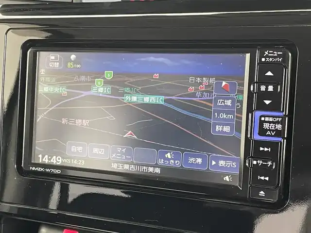 トヨタ ルーミー G 埼玉県 2023(令5)年 2.5万km ブラックマイカメタリック スマートアシスト　純正９インチディスプレイオーディオ　パノラミックビューモニター　ビルトインＥＴＣ　シートヒーター　両側パワースライドドア　オートライト　スマートキー　ＬＥＤヘッドライト　地デジＴＶ