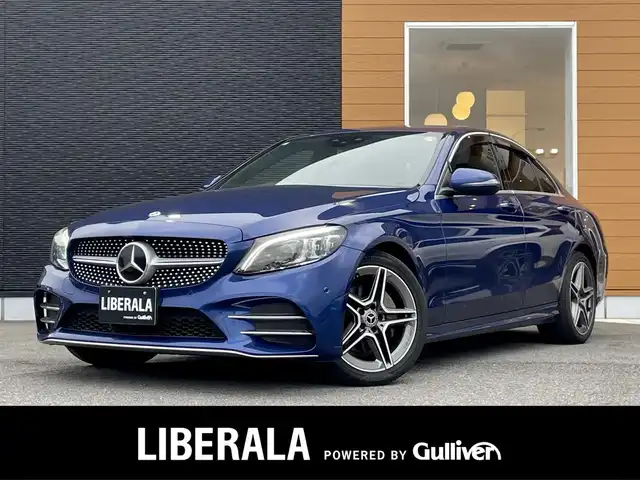 メルセデス・ベンツ Ｃ２２０ｄ アバンギャルド　AMGライン 栃木県 2019(令1)年 4.2万km ブリリアントブルーM レーダーセーフティパッケージ/キーレスゴー/ナビ/フルセグTV/バックカメラ/ETC/アンビエントライト /パークトロニック /LEDヘッドライト/オートライト/ACC/レーンキープアシスト/ブラインドスポット /エアサス/ドアバイザー
