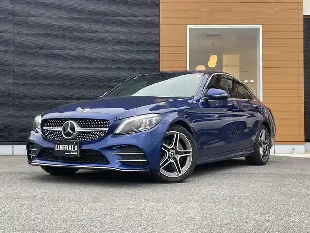 メルセデス・ベンツ Ｃ２２０ｄ アバンギャルド　AMGライン 栃木県 2019(令1)年 4.2万km ブリリアントブルーM レーダーセーフティパッケージ/キーレスゴー/ナビ/フルセグTV/バックカメラ/ETC/アンビエントライト /パークトロニック /LEDヘッドライト/オートライト/ACC/レーンキープアシスト/ブラインドスポット /エアサス/ドアバイザー