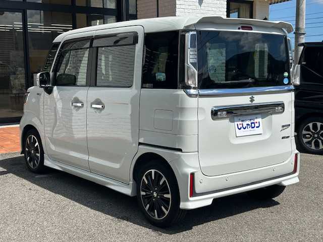 スズキ スペーシア カスタム HYBRID XS ターボ 高知県 2018(平30)年 11.4万km ピュアホワイトP (株)IDOMが運営する【じしゃロン高知店】の自社ローン専用車両になります。こちらは現金またはオートローンご利用時の価格です。自社ローンご希望の方は別途その旨お申付け下さい