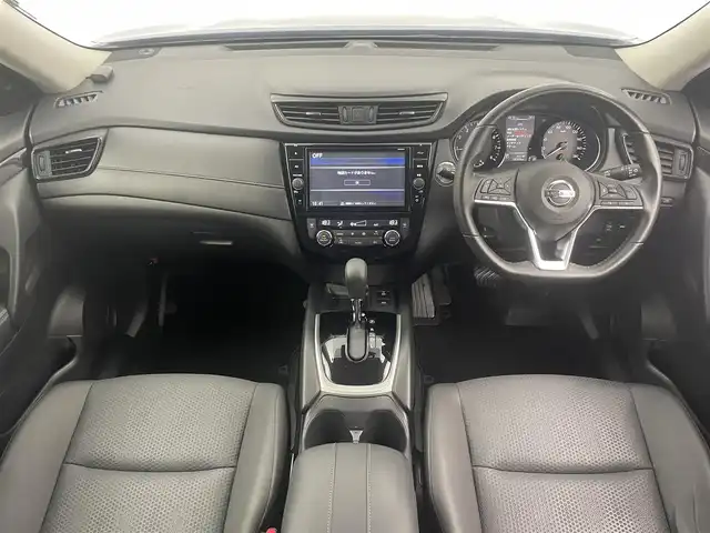 日産 エクストレイル 20X 愛知県 2018(平30)年 2.9万km シャイニングブルー 純正ナビ（フルセグ、CD、DVD、Bluetooth）/4WD/寒冷地仕様/プロパイロット/エマージェンシーブレーキ/車線逸脱警報/インテリジェント4×4/アドバンスドヒルディセントコントロール/アラウンドビューモニター/ドライブレコーダー/ビルトインETC/革巻きステアリング/パワーバックドア/ルーフレール/純正LEDヘッドライト/フォグランプ/純正18インチアルミホイール/取扱説明書