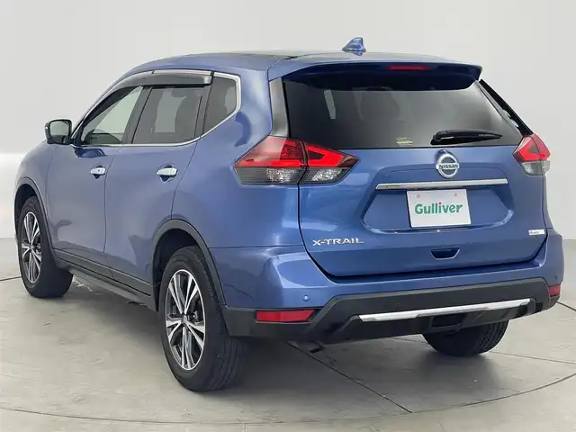 日産 エクストレイル 20X 愛知県 2018(平30)年 2.9万km シャイニングブルー 純正ナビ（フルセグ、CD、DVD、Bluetooth）/4WD/寒冷地仕様/プロパイロット/エマージェンシーブレーキ/車線逸脱警報/インテリジェント4×4/アドバンスドヒルディセントコントロール/アラウンドビューモニター/ドライブレコーダー/ビルトインETC/革巻きステアリング/パワーバックドア/ルーフレール/純正LEDヘッドライト/フォグランプ/純正18インチアルミホイール/取扱説明書