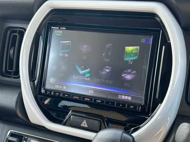 スズキ ハスラー HYBRID G 千葉県 2020(令2)年 1.9万km クールカーキPM 純正8インチナビ/フルセグテレビ/Bluetooth/CD/DVD/ETC/横滑り防止装置/衝突被害軽減システム/車線逸脱警報/コーナーセンサー/前席シートヒーター/フルフラットシート/オートライト/ヘッドライトレベライザー/オートエアコン/プッシュスタート/スペアキー×１/保証書・取扱説明書