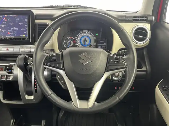 スズキ クロスビー HYBRID MZ 埼玉県 2018(平30)年 4.4万km ファーベントレッド/スーパーブラックパール 純正８インチナビ　バックカメラ　ビルトインＥＴＣ　セーフティサポート　クルーズコントロール　シートヒーター　パドルシフト　オートライト　スマートキー　ＬＥＤヘッドライト　地デジフルセグ