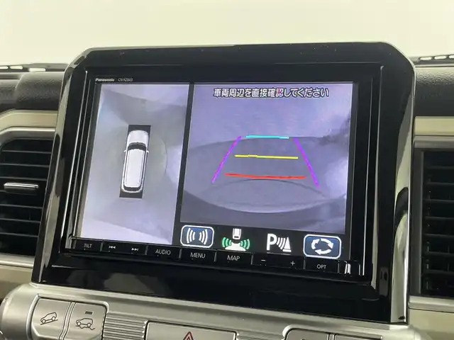スズキ クロスビー HYBRID MZ 埼玉県 2018(平30)年 4.4万km ファーベントレッド/スーパーブラックパール 純正８インチナビ　バックカメラ　ビルトインＥＴＣ　セーフティサポート　クルーズコントロール　シートヒーター　パドルシフト　オートライト　スマートキー　ＬＥＤヘッドライト　地デジフルセグ