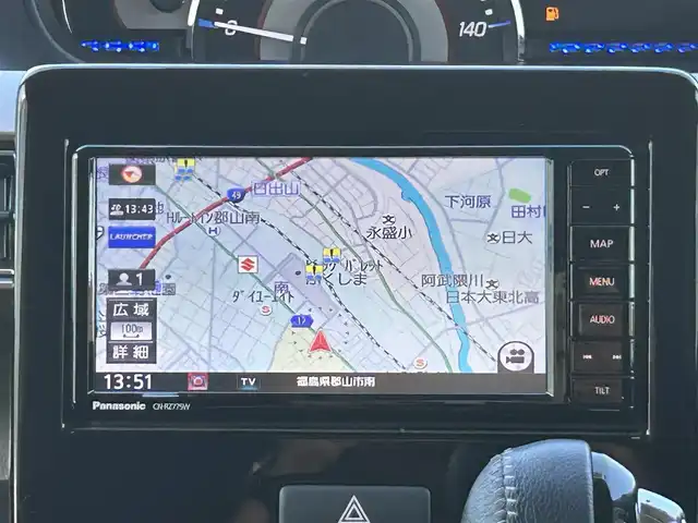 スズキ ワゴンＲ カスタムＺ HYBRID ZX 福島県 2023(令5)年 1.7万km スチールシルバーM 純正ナビゲーション/型番：CN-RZ775W/【CD/DVD/USB/SD/BT/TV】/ドライブレコーダー/ビルトインETC/運転席シートヒーター/デュアルカメラブレーキサポート/アダプティブクルーズコントロール/レーンキープアシスト/アイドリングストップ/LEDオートライト/LEDフォグランプ/純正フロアマット/純正ドアバイザー