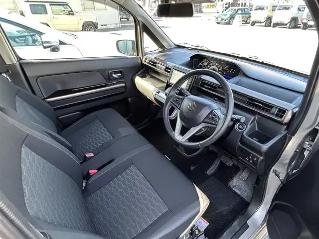 スズキ ワゴンＲ カスタムＺ HYBRID ZX 福島県 2023(令5)年 1.7万km スチールシルバーM 純正ナビゲーション/型番：CN-RZ775W/【CD/DVD/USB/SD/BT/TV】/ドライブレコーダー/ビルトインETC/運転席シートヒーター/デュアルカメラブレーキサポート/アダプティブクルーズコントロール/レーンキープアシスト/アイドリングストップ/LEDオートライト/LEDフォグランプ/純正フロアマット/純正ドアバイザー