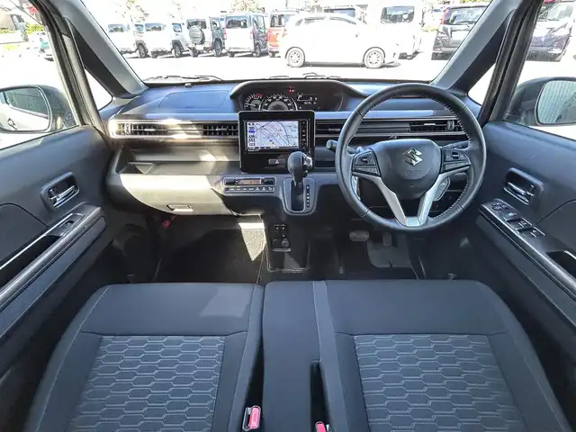 スズキ ワゴンＲ カスタムＺ HYBRID ZX 福島県 2023(令5)年 1.7万km スチールシルバーM 純正ナビゲーション/型番：CN-RZ775W/【CD/DVD/USB/SD/BT/TV】/ドライブレコーダー/ビルトインETC/運転席シートヒーター/デュアルカメラブレーキサポート/アダプティブクルーズコントロール/レーンキープアシスト/アイドリングストップ/LEDオートライト/LEDフォグランプ/純正フロアマット/純正ドアバイザー