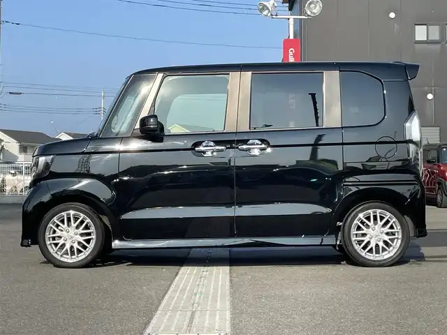ホンダ Ｎ ＢＯＸ カスタム L ターボ 群馬県 2021(令3)年 4.2万km クリスタルブラックパール 純正ナビ(フルセグTＶ・Bluetooth・CD・DVD)/ホンダセンシング　/追従走行クルーズコントロール/両側パワースライドドア/スマートキー/Bカメラ/LEDオートライト　/シートヒーターD/N/ハーフレザーシート/衝突軽減ブレーキ/後方コーナーセンサー/レーンキープアシスト/純正フロアマット/純正AW