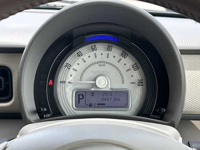 スズキ ラパン ＬＣ L 福島県 2022(令4)年 0.3万km フォーンベージュM デュアルレーダーブレーキサポート　前席シートヒーター　車線逸脱装置　純正フロアマット　コーナーセンサー　オートライト　オートハイビーム　オートエアコン　電格ミラー　ステアリングリモコン　ＵＳＢ