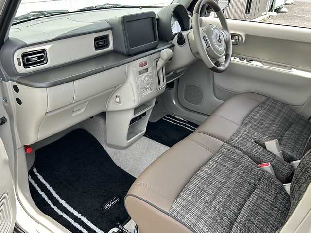 スズキ ラパン ＬＣ L 福島県 2022(令4)年 0.3万km フォーンベージュM デュアルレーダーブレーキサポート　前席シートヒーター　車線逸脱装置　純正フロアマット　コーナーセンサー　オートライト　オートハイビーム　オートエアコン　電格ミラー　ステアリングリモコン　ＵＳＢ