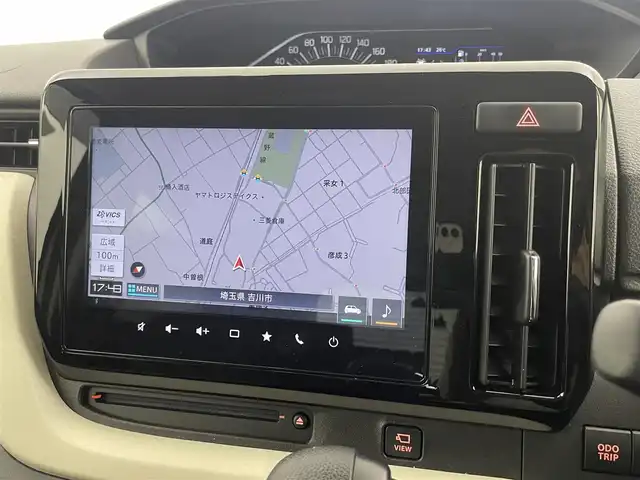 スズキ ソリオ HV MZ 埼玉県 2023(令5)年 0.9万km タフカーキパールメタリック 純正９インチナビ　全周囲カメラ　　両側パワースライドドア　ＨＵＤ　レーダークルーズコントロール　ＬＥＤヘッドライト　プッシュスタート　スマートキー　地デジフルセグ　前後ドライブレコーダー
