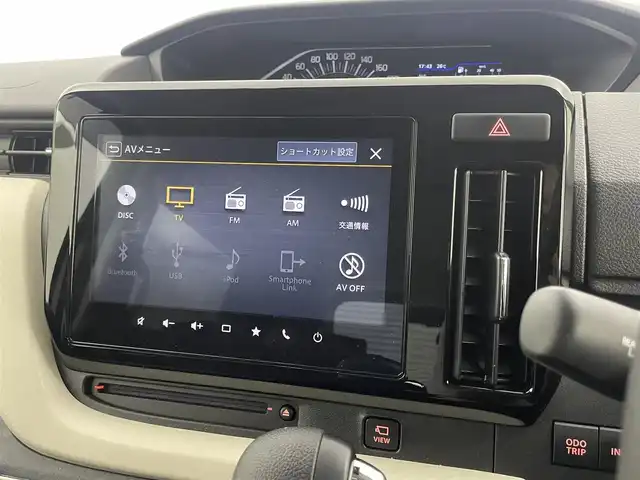 スズキ ソリオ HV MZ 埼玉県 2023(令5)年 0.9万km タフカーキパールメタリック 純正９インチナビ　全周囲カメラ　　両側パワースライドドア　ＨＵＤ　レーダークルーズコントロール　ＬＥＤヘッドライト　プッシュスタート　スマートキー　地デジフルセグ　前後ドライブレコーダー