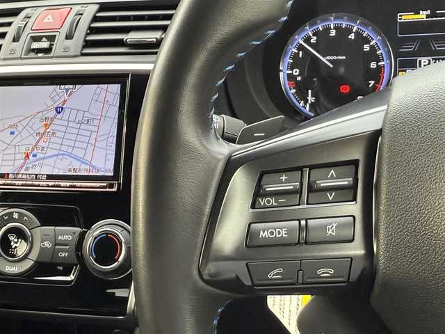 スバル レヴォーグ 1．6GT－S アイサイト 香川県 2014(平26)年 4.8万km クリスタルホワイトP ダイアトーンSDナビ／フルセグ/CD/DVD/Bluetooth/バックカメラ/ＳＴＩスポイラー（F/S/R)/ＢＢＳ１８インチアルミ/アイサイトver3/レーダークルーズコントロール/レーンキープ/ＬＥＤヘッドライト/電動パーキング/前席パワーシート/ビルシュタインサスペンション/社外スピーカー/プッシュスタート/LEDライナー/ウィンカーミラー/フォグライト/フロアマット/ETC/23年製サマータイヤ
