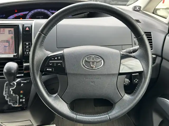 トヨタ エスティマ アエラス レザーパッケージ 兵庫県 2014(平26)年 7.9万km ホワイトパールクリスタルシャイン 純正8インチナビ/純正フリップダウンモニター/(CD/DVD/BT/SD)/フルセグTV/バックカメラ/ETC/両側パワースライドドア/前方ドライブレコーダー/クルーズコントロール/前後コーナーセンサー/HIDヘッドライト/オートライト/フォグランプ/ハーフレザーシート/パワーシート/ステアリングリモコン/スマートキー/スペアキー/電動格納ミラー/純正ドアバイザー/純正フロアマット/純正アルミ18インチ