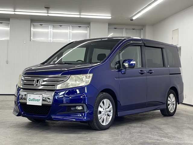 ホンダ ステップワゴン スパーダ Z 長崎県 2010(平22)年 9万km コバルトブルーパール 純正HDDインターナビ/バックカメラ/CD/DVD/両側パワースライドドア/パドルシフト/ETC/前後ドラレコ/横滑り防止装置/電格ウインカーミラー/純正１６インチAW/純正インパネイルミ/純正フットライト/純正フロアマット/純正ドアバイザー/保証書/取説書/ナビ取説書/スペアキー