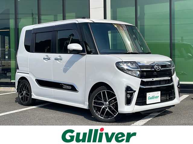 ダイハツ タント カスタム RS スタイルセレクション 福岡県 2022(令4)年 3.4万km シャイニングホワイトパール 純正ナビ／Ｂｌｕｅｔｏｏｔｈ／フルセグＴＶ／ＤＶＤ再生機能有／ＥＴＣ／ドラレコ／両側パワースライドドア／ハーフレザーシート／スマートキー／Ｐスタート／オートクルーズコントロール／ステアリングリモコン