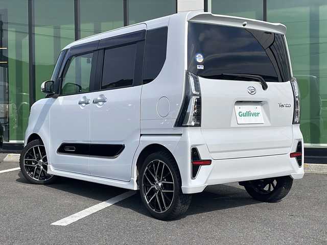 ダイハツ タント カスタム RS スタイルセレクション 福岡県 2022(令4)年 3.4万km シャイニングホワイトパール 純正ナビ／Ｂｌｕｅｔｏｏｔｈ／フルセグＴＶ／ＤＶＤ再生機能有／ＥＴＣ／ドラレコ／両側パワースライドドア／ハーフレザーシート／スマートキー／Ｐスタート／オートクルーズコントロール／ステアリングリモコン