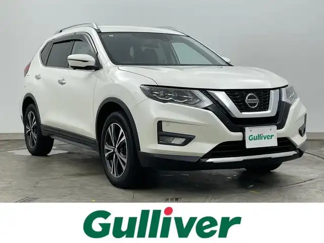 日産 エクストレイル 20Xi 岡山県 2020(令2)年 7.2万km ブリリアントホワイトパール 純正9インチSDナビ（MM519D-L）/【CD/DVD/Carplay/Bluetooth/フルセグTV】/デジタルインナーミラー/プロパイロット/パワーバックドア/全方位カメラ/ルーフレール/D/N席シートヒーター/ETC/アイドリングストップ/横滑り防止装置/衝突軽減ブレーキ/電動サイドブレーキ/プッシュスタート/スマートキー/純正19インチアルミホイール/ドアバイザー/純正フロアマット/LEDヘッドライト