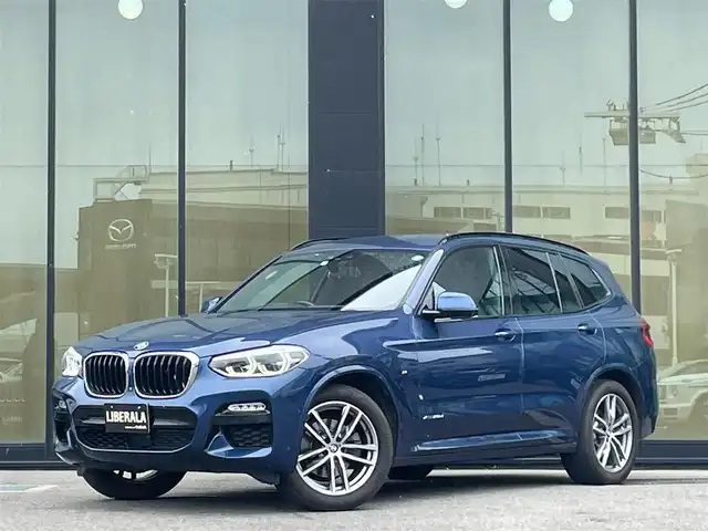 ＢＭＷ Ｘ３ xDrive20d Mスポーツ 石川県 2018(平30)年 6.1万km 青 ４WD/純正HDDナビ/【Bluetooth/フルセグTV/DVD】/レーンキープアシスト/クルーズコントロール/バック/フロント/サイド/全方位カメラ/ドライブレコーダー(ブラウン)/コーナーセンサー(前後)/茶革シート/パワーシート(前席)/シートヒーター(前席)/ワイヤレスチャージ/オートライト/LEDヘッドライト/オートマチックハイビーム/電動格納ミラー/電動リアゲート/ビルトインETC