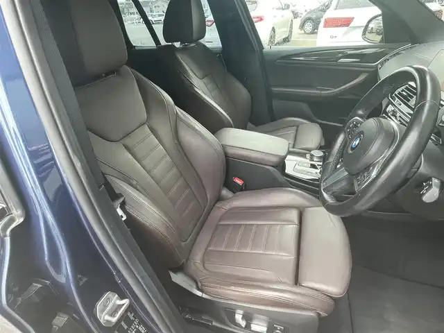 ＢＭＷ Ｘ３ xDrive20d Mスポーツ 石川県 2018(平30)年 6.1万km 青 ４WD/純正HDDナビ/【Bluetooth/フルセグTV/DVD】/レーンキープアシスト/クルーズコントロール/バック/フロント/サイド/全方位カメラ/ドライブレコーダー(ブラウン)/コーナーセンサー(前後)/茶革シート/パワーシート(前席)/シートヒーター(前席)/ワイヤレスチャージ/オートライト/LEDヘッドライト/オートマチックハイビーム/電動格納ミラー/電動リアゲート/ビルトインETC