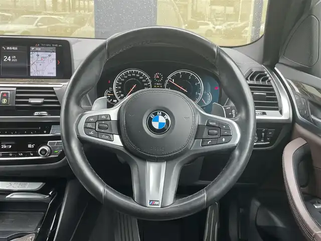 ＢＭＷ Ｘ３ xDrive20d Mスポーツ 石川県 2018(平30)年 6.1万km 青 ４WD/純正HDDナビ/【Bluetooth/フルセグTV/DVD】/レーンキープアシスト/クルーズコントロール/バック/フロント/サイド/全方位カメラ/ドライブレコーダー(ブラウン)/コーナーセンサー(前後)/茶革シート/パワーシート(前席)/シートヒーター(前席)/ワイヤレスチャージ/オートライト/LEDヘッドライト/オートマチックハイビーム/電動格納ミラー/電動リアゲート/ビルトインETC