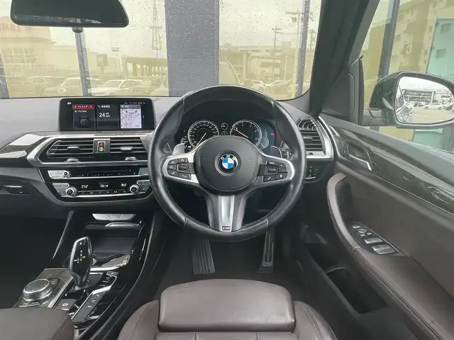 ＢＭＷ Ｘ３ xDrive20d Mスポーツ 石川県 2018(平30)年 6.1万km 青 ４WD/純正HDDナビ/【Bluetooth/フルセグTV/DVD】/レーンキープアシスト/クルーズコントロール/バック/フロント/サイド/全方位カメラ/ドライブレコーダー(ブラウン)/コーナーセンサー(前後)/茶革シート/パワーシート(前席)/シートヒーター(前席)/ワイヤレスチャージ/オートライト/LEDヘッドライト/オートマチックハイビーム/電動格納ミラー/電動リアゲート/ビルトインETC