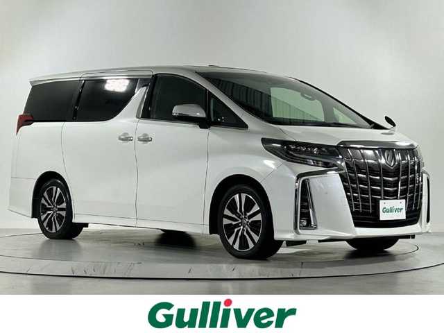 トヨタ アルファード S Cパッケージ 佐賀県 2018(平30)年 7.6万km ホワイトパールクリスタルシャイン アルパイン11型ナビ/（ＡＭ/ＦＭ/CD/DVD/Bluetooth/フルセグTV）/ＡＬＰＩＮＥ12.8型後席モニター/バック・サイドカメラ/ルームミラーモニター/両側パワースライドドア/前後ドライブレコーダー/ダブルマニュアルエアコン/合皮シート/シートヒーター/エアシート/パワーシート/シートメモリ/オットマン/ステアリングヒーター/追従型クルーズコントロール/HDMI・USB入力端子/100V充電コンセント/ETC/クリアランスソナー/LEDヘッドライト/フォグライト/衝突被害軽減システム/盗難防止装置/横滑り防止装置/オートライト/オートマチックハイビーム/スマートキー/プッシュスタート/純正18インチアルミホイール/ISOFIX