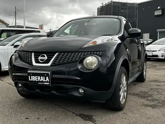 日産 ジューク 15RX 富山県 2011(平23)年 10.5万km 黒 【AA出品のためDNクレ無効】