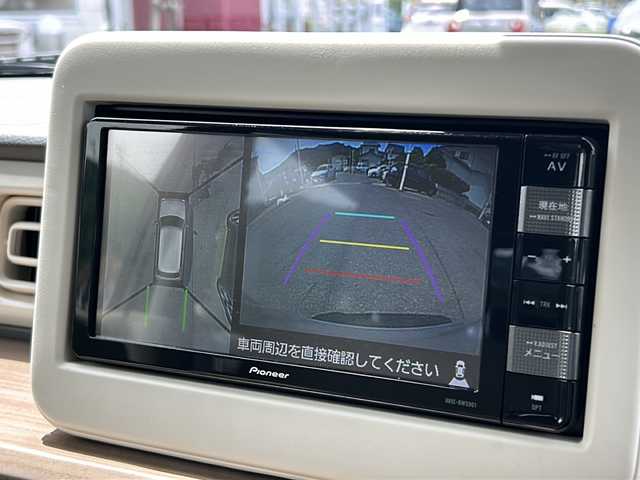 スズキ ラパン S 福島県 2019(令1)年 1.6万km フォーンベージュM 純正ナビ　全周囲カメラ　純正バイザー　純正ホイールカバー　前席シートヒーター　スズキセーフティサポート　オートライト　オートハイビーム　コーナーセンサー　Pスタート　電格ミラー　ステアリングリモコン